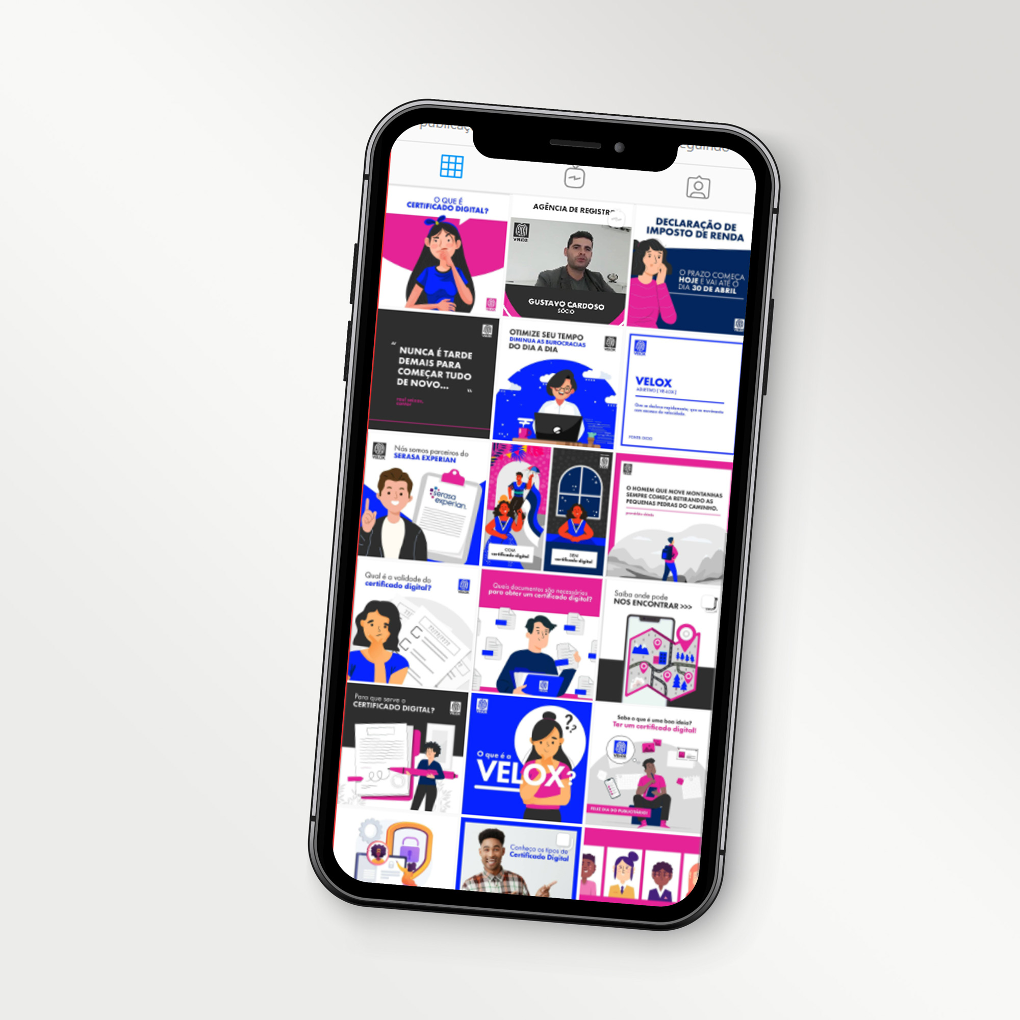 Foto página no Instagram da Velox